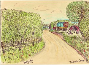 "Tinker's Corner" on the old Turnapin to Clonshaugh back road
